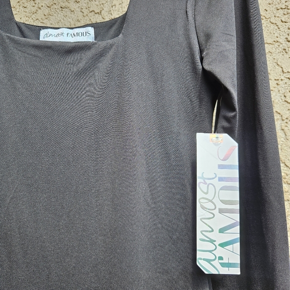 Almost Famous Long Black Dress - Picture 4 of 6